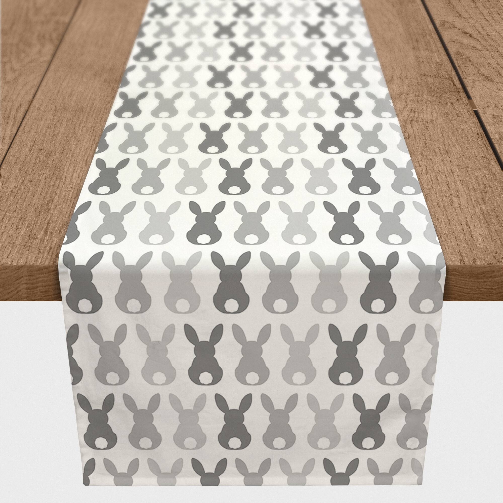 Bunny Butt Pattern 2 16" x 90" Poly Twill Table Runner